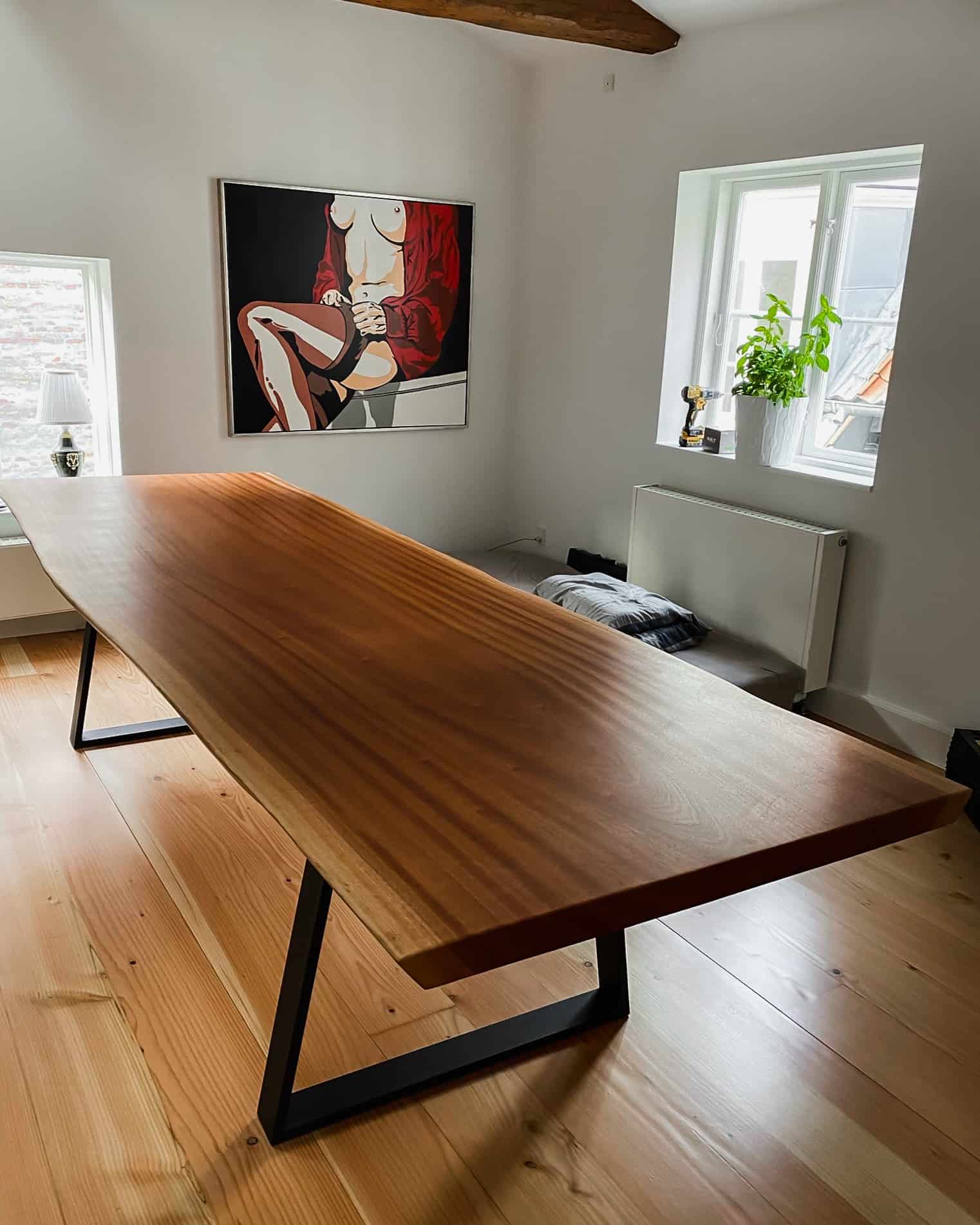 beviser have mærke navn Spisebord i mahogni 🌳 Plankebord skræddersyet til dine behov